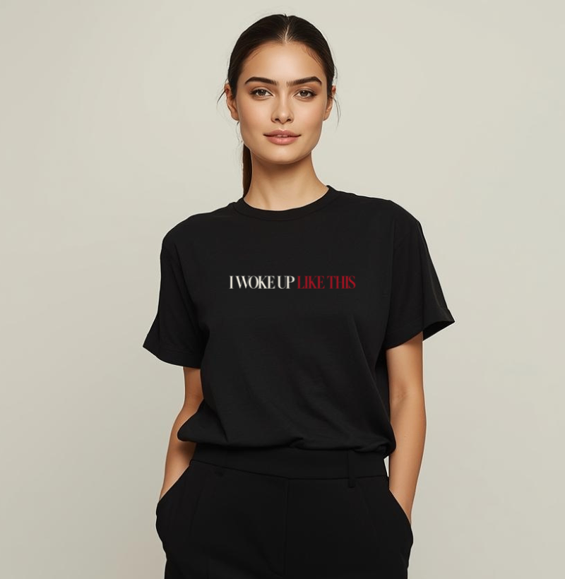 Camiseta Algodão Peruano I Woke Up Like This - Imagem 3