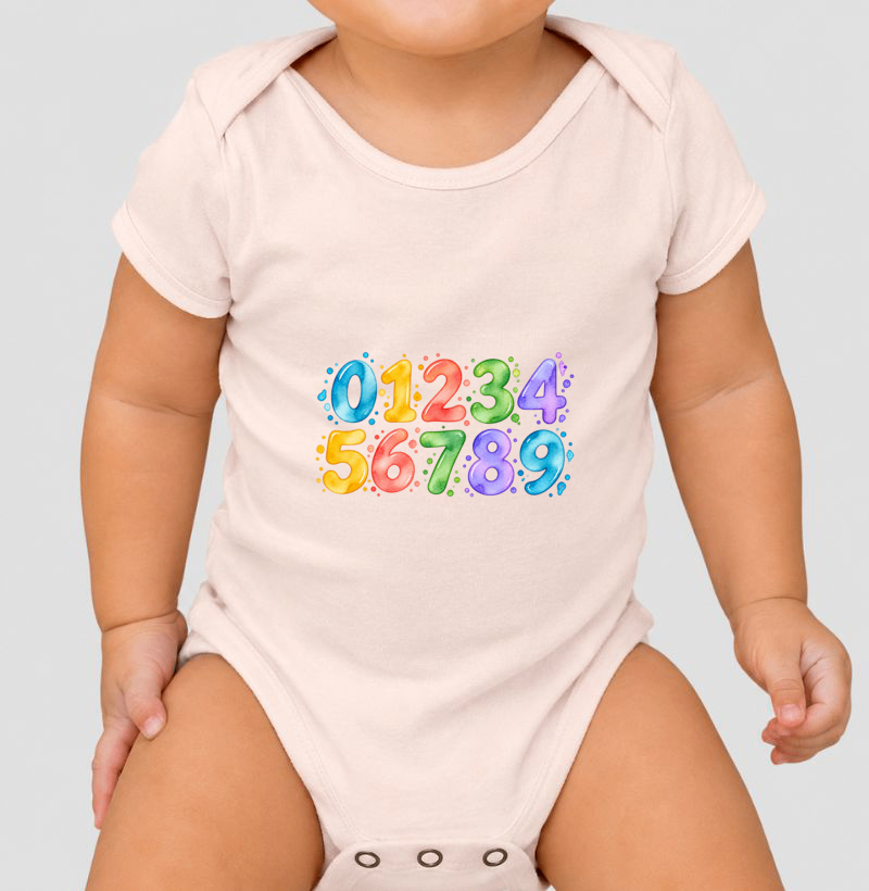 Body Números em Cores - Imagem 3