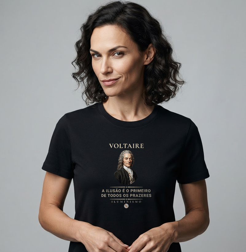 Camiseta Filosófica Voltaire: Esmagai a Infame | Razão & Liberdade - Imagem 3