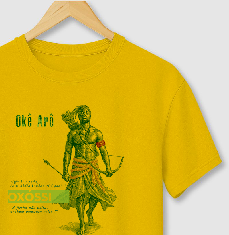 camiseta OXÓSSI iorubá masculina - Imagem 4