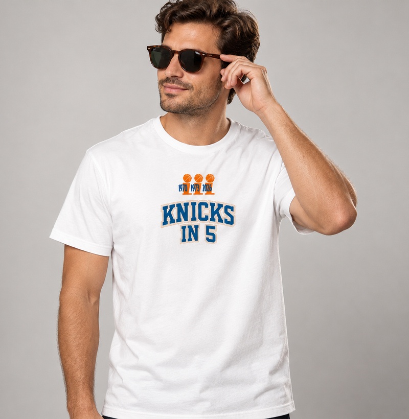 Camiseta Knicks in 5 — Convicção de Nova York | ADQ - Imagem 2