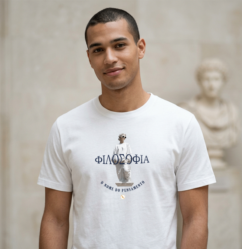 "O Nome do Pensamento" — Estampa Filosofia Grega & Streetwear - Imagem 2