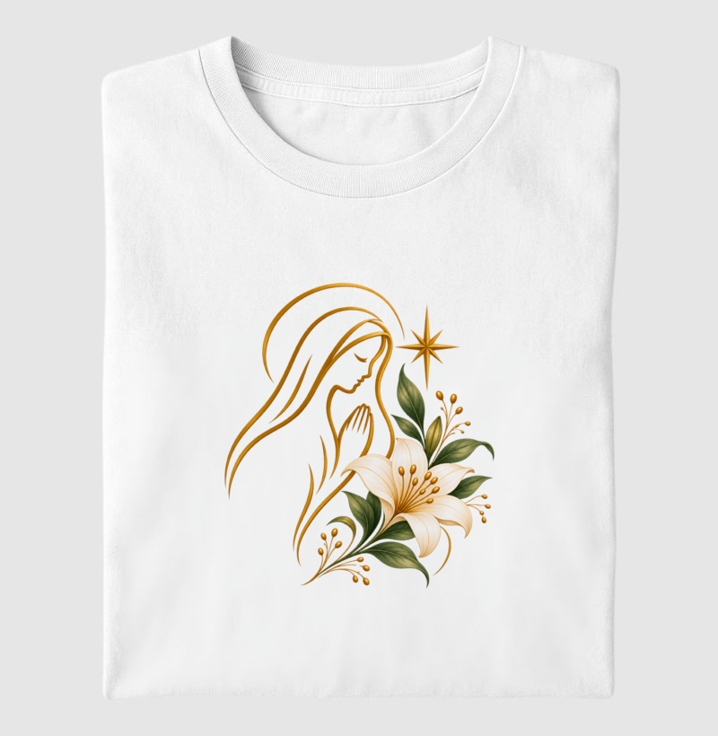 Camiseta Nossa Senhora – Luz de Maria - Imagem 2