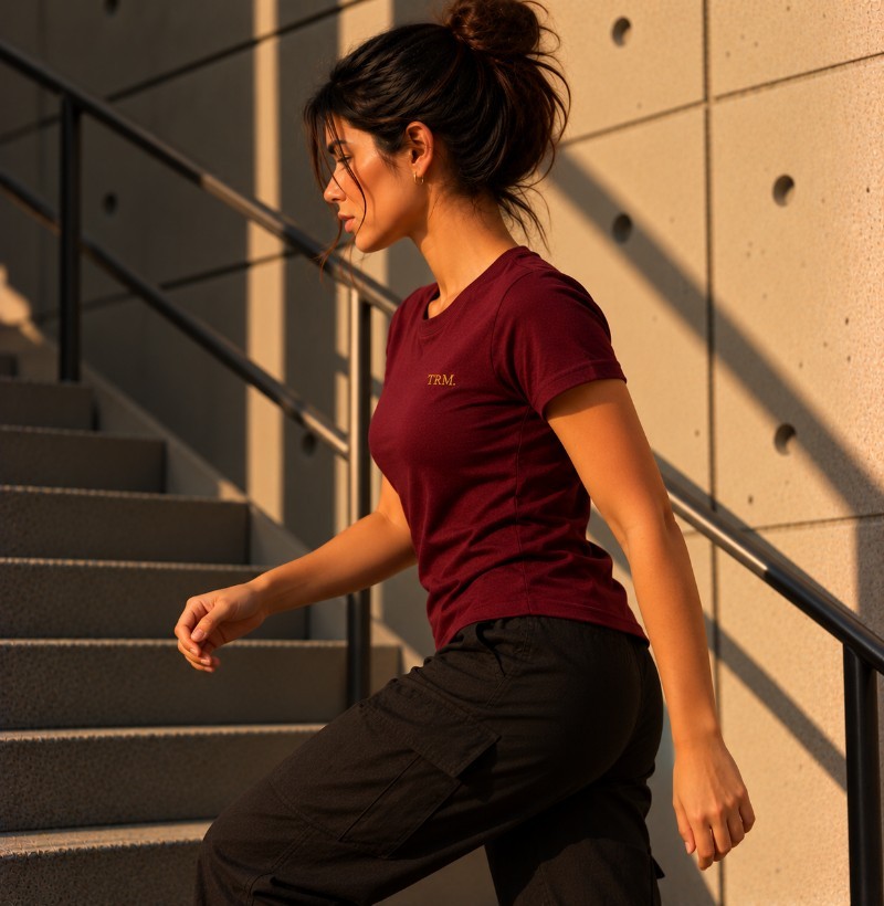 TRM Timeless Tee Feminina Bordeaux - Imagem 3