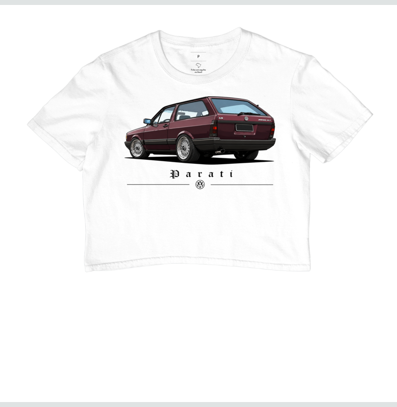 Camiseta cropped feminina Parati - Imagem 4