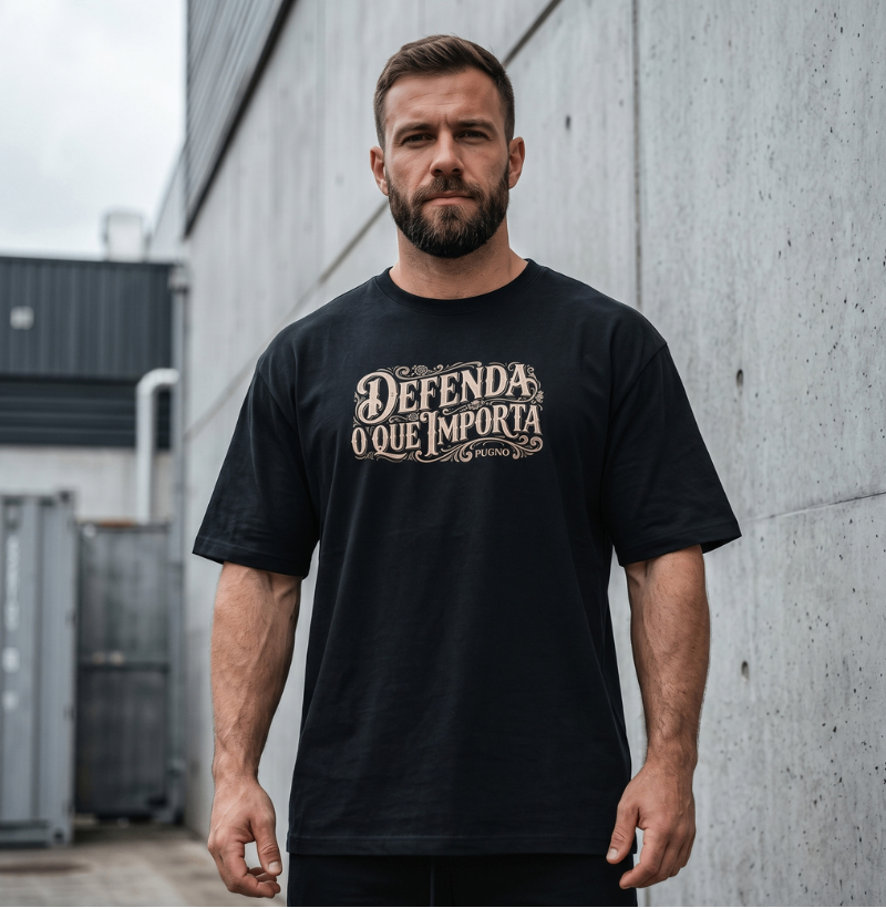Camiseta Oversized Pugno - Defenda o Que Importa - Imagem 2