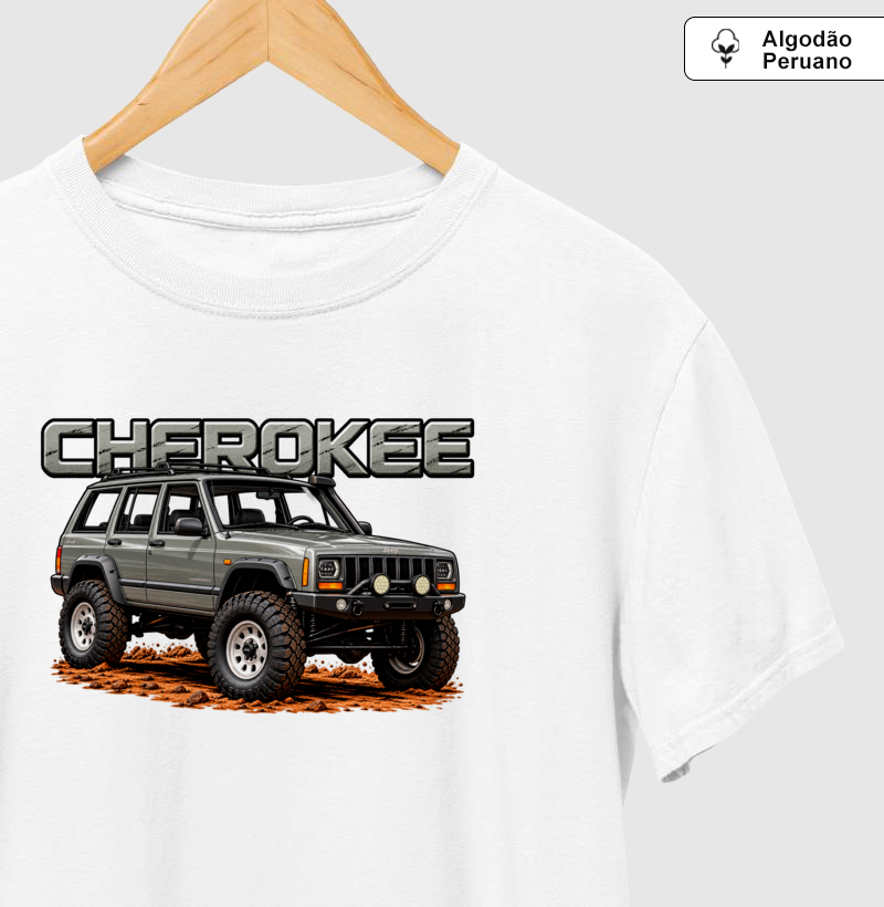 Camiseta em algodão peruano Cherokee - Imagem 4