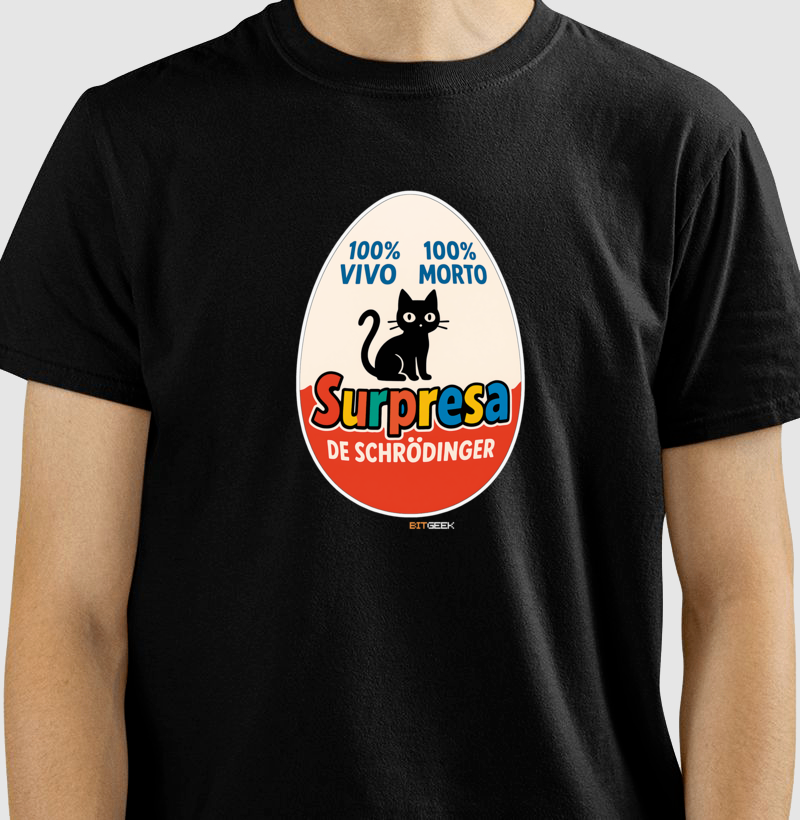 Camiseta Ovo Surpresa de Schrödinger - Imagem 2