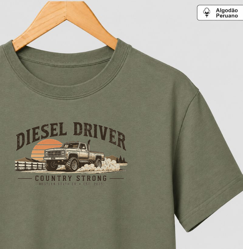 Camiseta Country Masculina Diesel Driver Country Strong Dustler South Co. - Imagem 2
