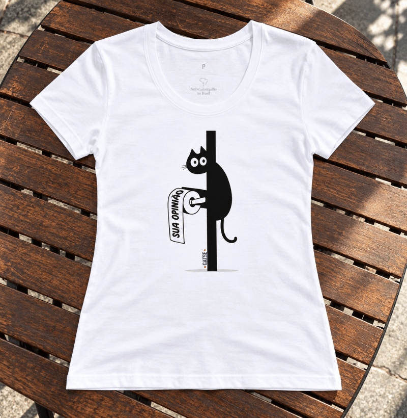 Camiseta Gato Crítico - Imagem 3