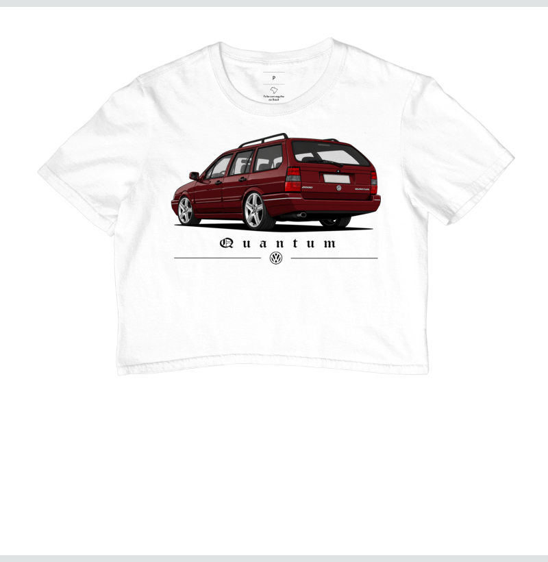 Camiseta cropped feminina Santana Quantum - Imagem 4