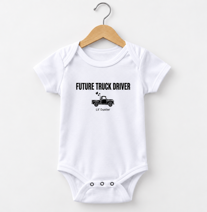 Country Future Truck Driver Lil’ Dustler 100% Algodão - Imagem 2