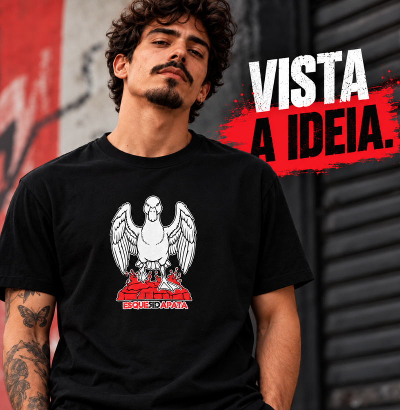 Camiseta Pata em Algodão | EsquerdaPata - Imagem 4