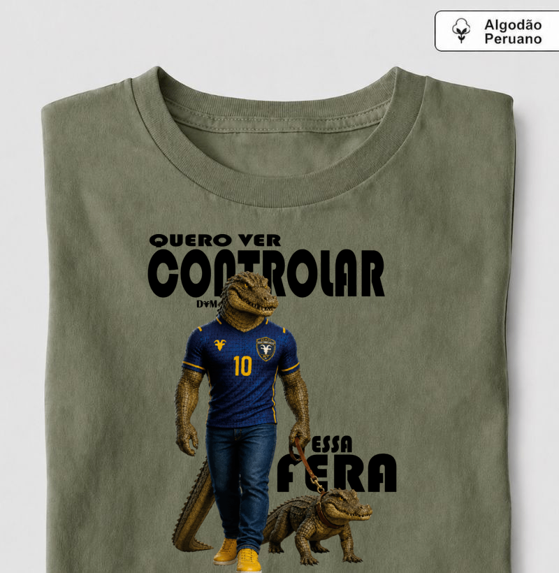 Especial Dia dos Pais (pet) - Camiseta Quero Ver Controlar Essa Fera - Imagem 2