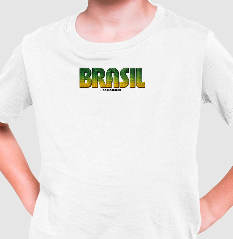 Camiseta Infantil BRASIL Unissex - Imagem 2