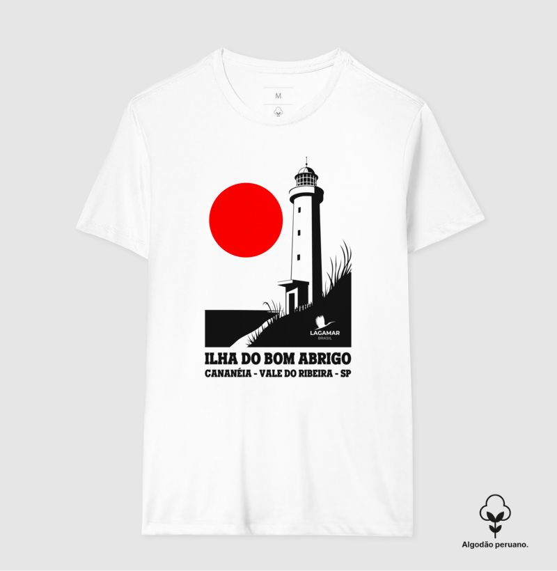 Camiseta Ilha do Bom Abrigo em algodão peruano - Imagem 2