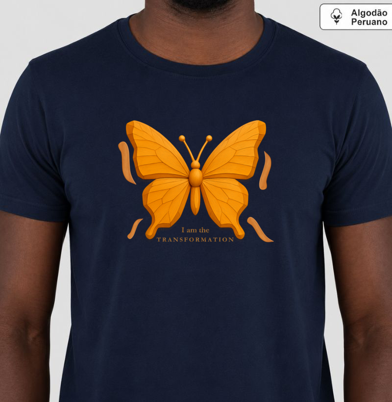 Borboleta Madeira • Transformação (algodão peruano) - Imagem 3