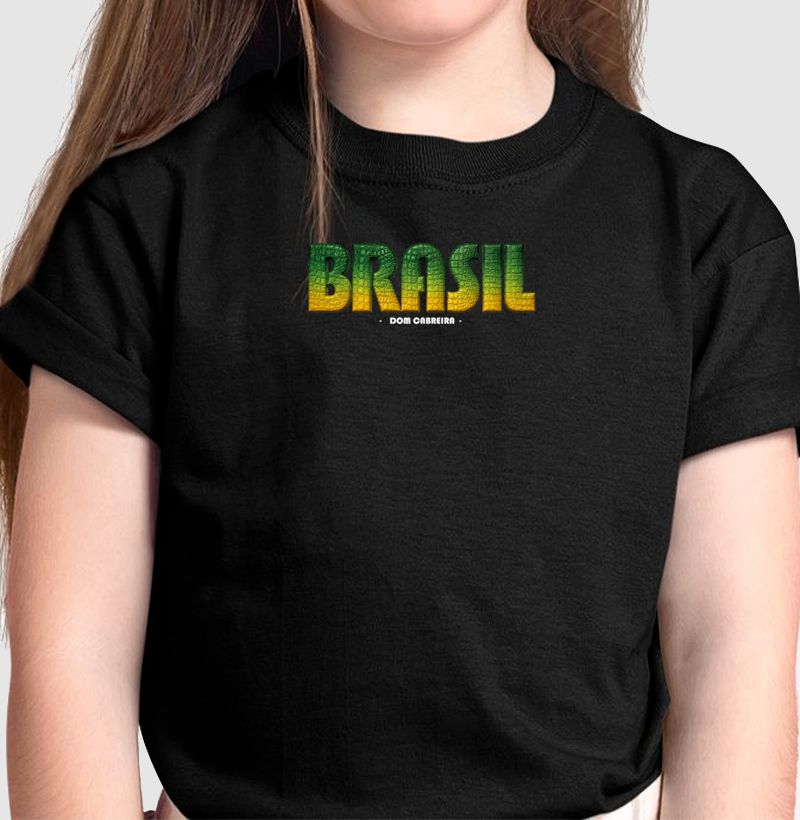 Camiseta Infantil BRASIL Unissex - Imagem 3
