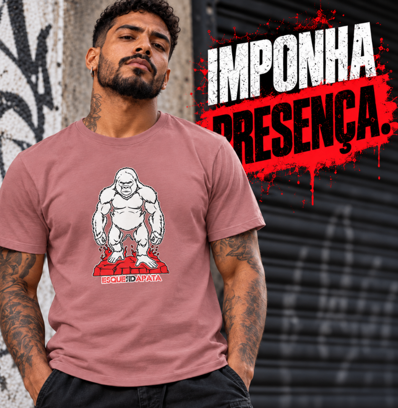 Camiseta Gorila em Algodão | EsquerdaPata - Imagem 4