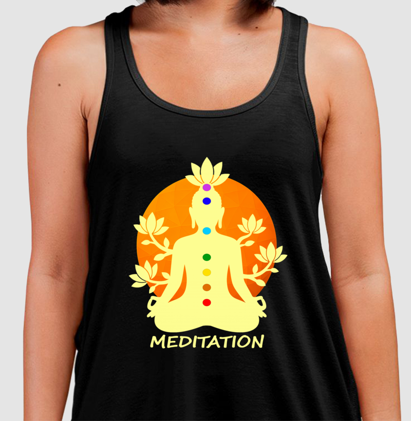 Meditação • Sete Chakras (regata) - Imagem 2