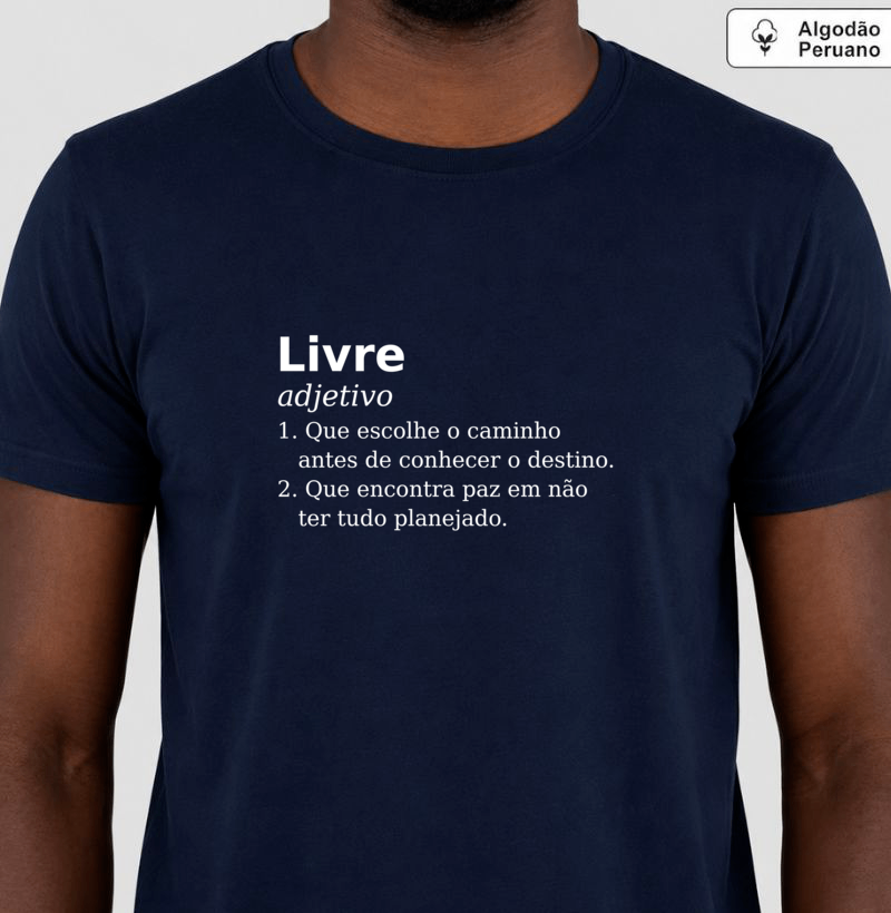Camiseta Algodão Peruano | Livre - Adjetivo  - Imagem 3