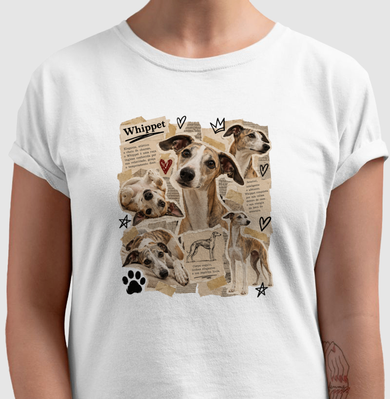 Whippet Vintage Collage - Imagem 4