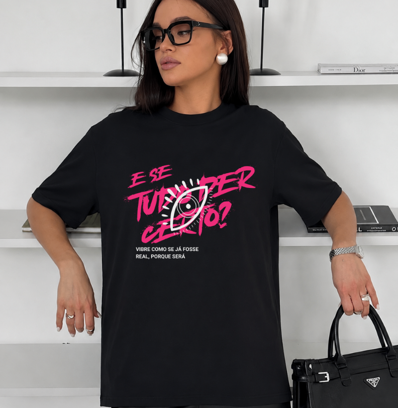 E se Tudo der Certo - Regular Preta - Imagem 2