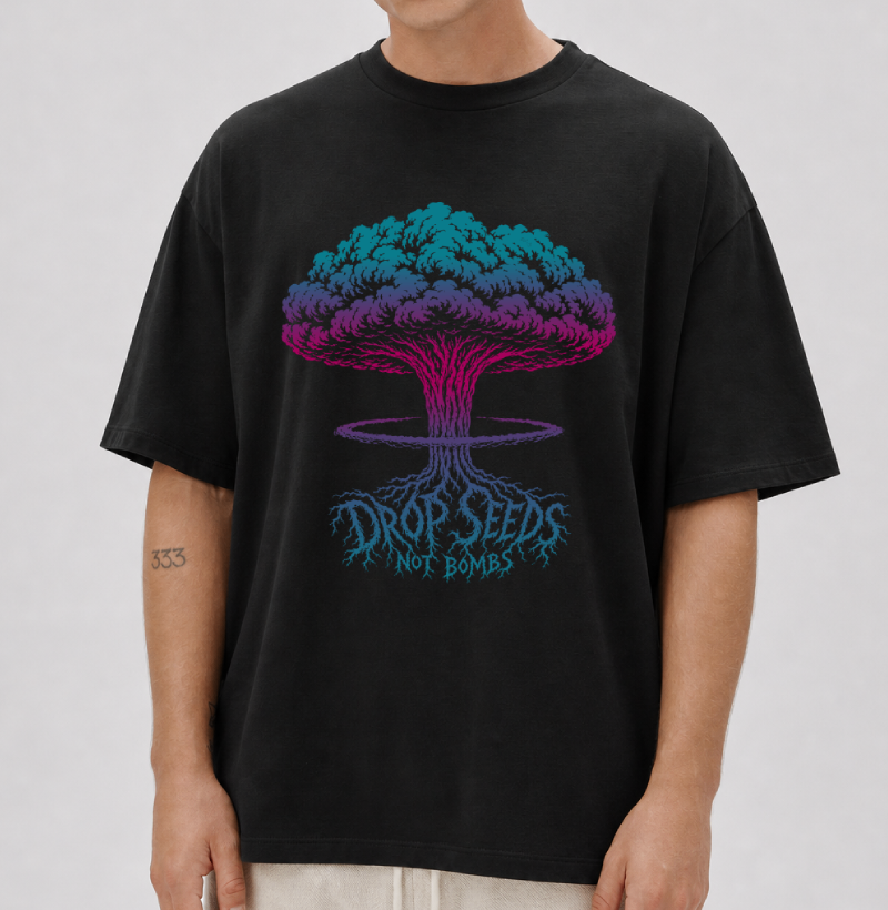 Drop Seeds Not Bombs: Psi | Oversized  - Imagem 2