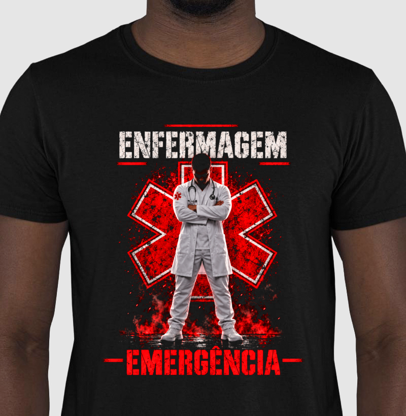 Enfermagem em Emergência - Homem Moreno - Imagem 3