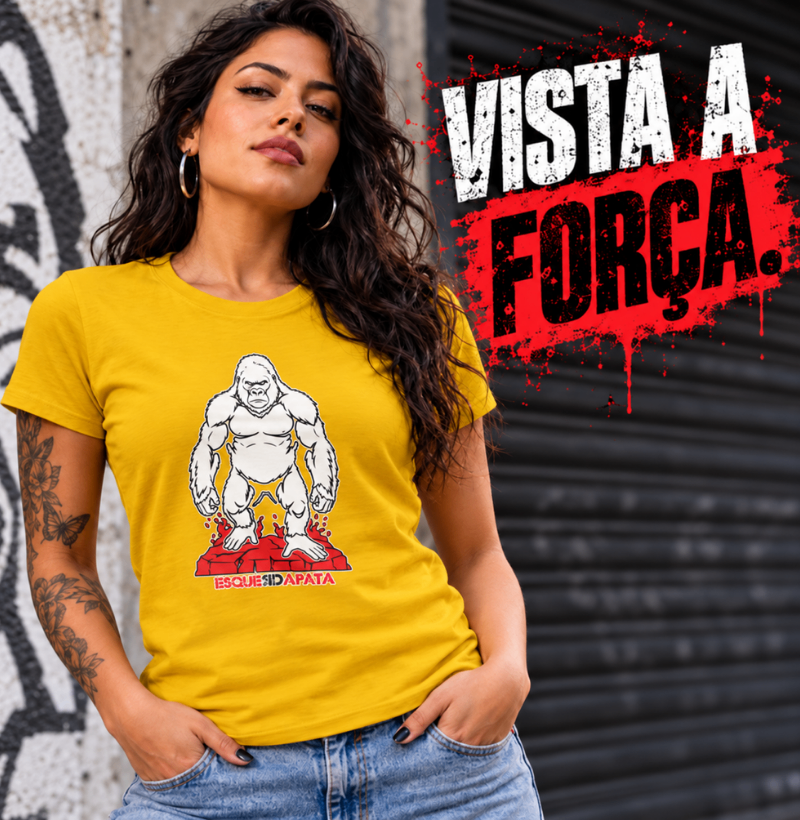 Camiseta Gorila em Algodão | EsquerdaPata - Imagem 3