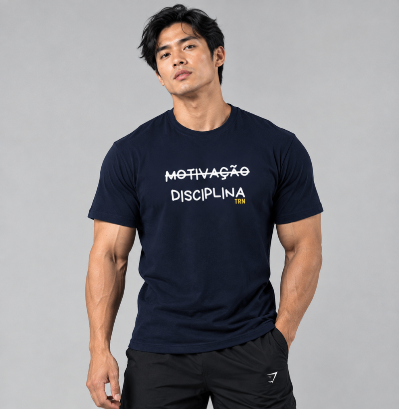 Camiseta DISCIPLINA - TRN | Camiseta Fitness em Algodão Peruano Premium | TRENO - Imagem 4