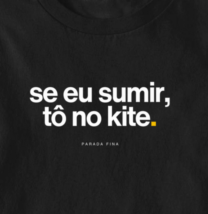 se eu sumir, tô no kite. - Imagem 2