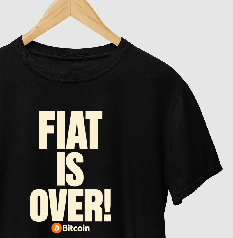 Camiseta Bitcoin Fiat Is Over - Imagem 2