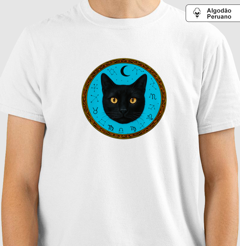 Gato • Zodiacal (algodão peruano) - Imagem 2