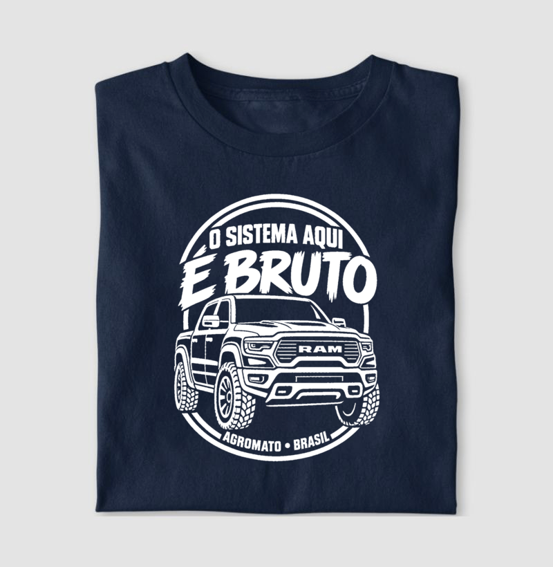 Camiseta O Sistema Aqui é Bruto - Imagem 4