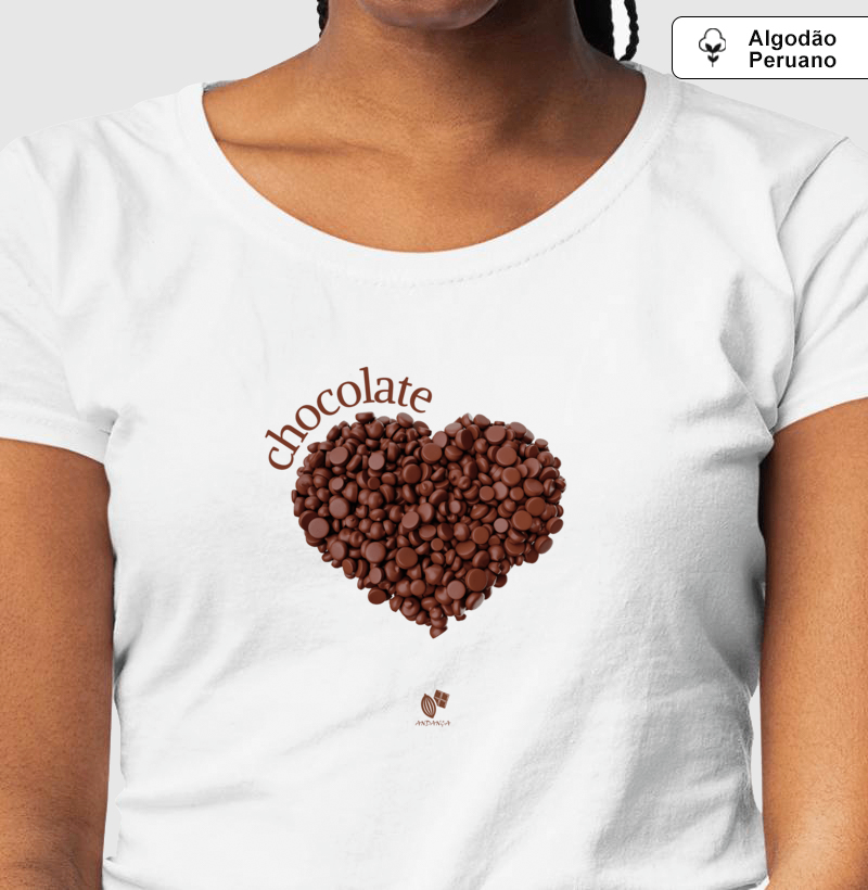 Coração gotas de chocolate - Imagem 2