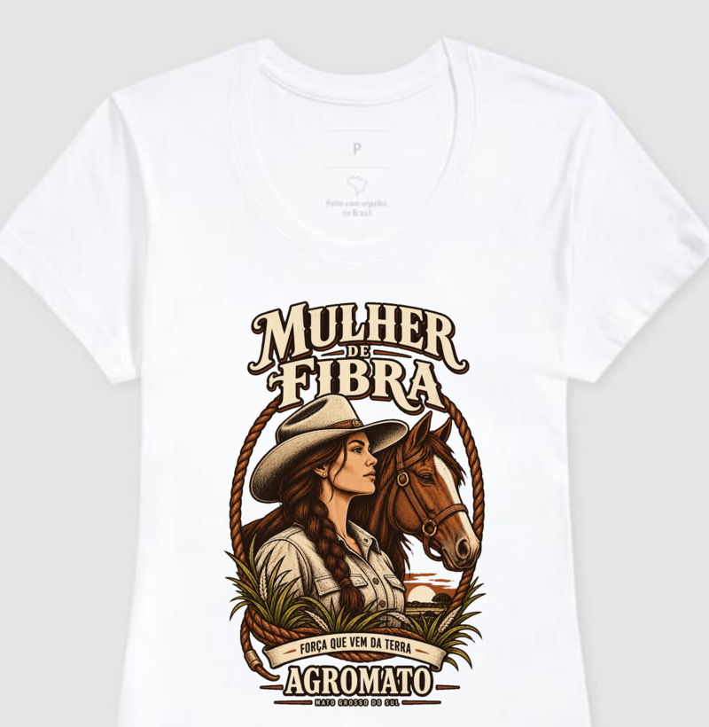 Camiseta Mulher de Fibra - Imagem 2