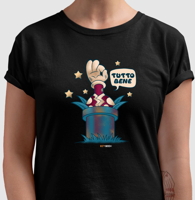 Camiseta Tutto Bene Retro Gamer Parody - Imagem 3