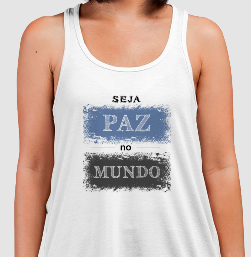 Seja Paz • No Mundo (regata) - Imagem 2