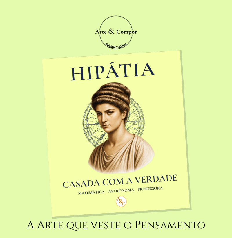 Camiseta Filosófica Luz de Alexandria | Arte & Compor - Imagem 4