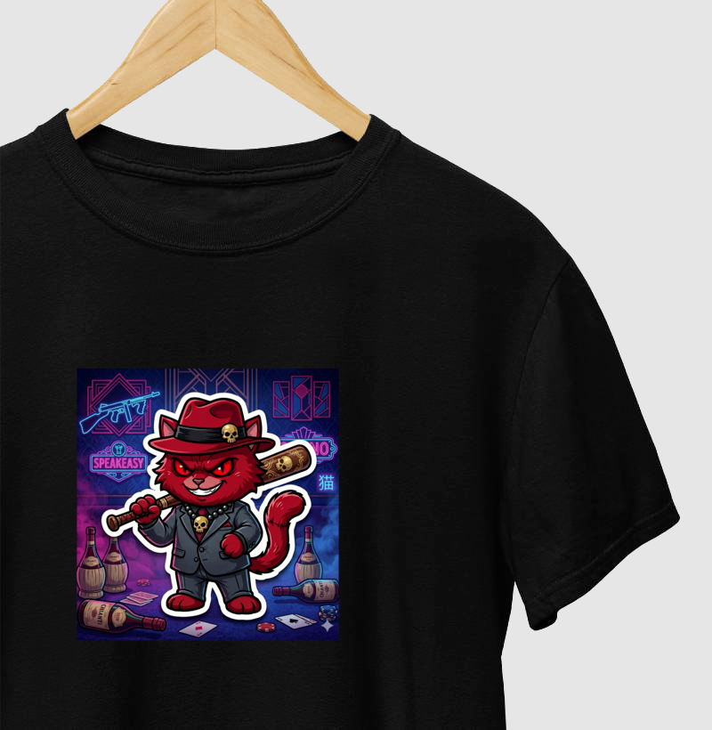 Camiseta Gato Mobster - Imagem 2