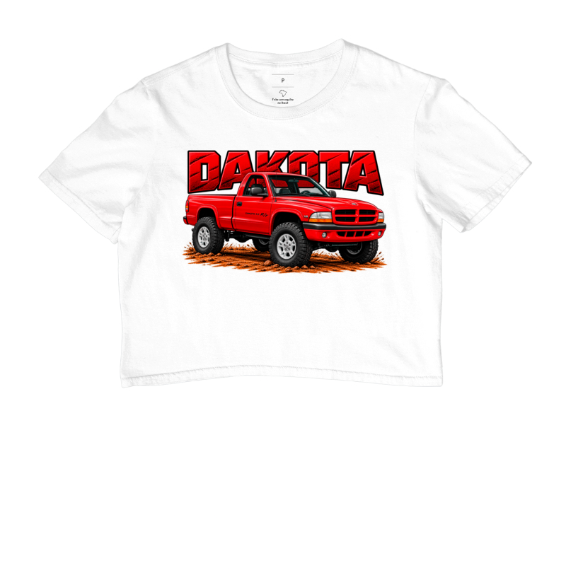Camiseta cropped feminina Dakota - Imagem 4