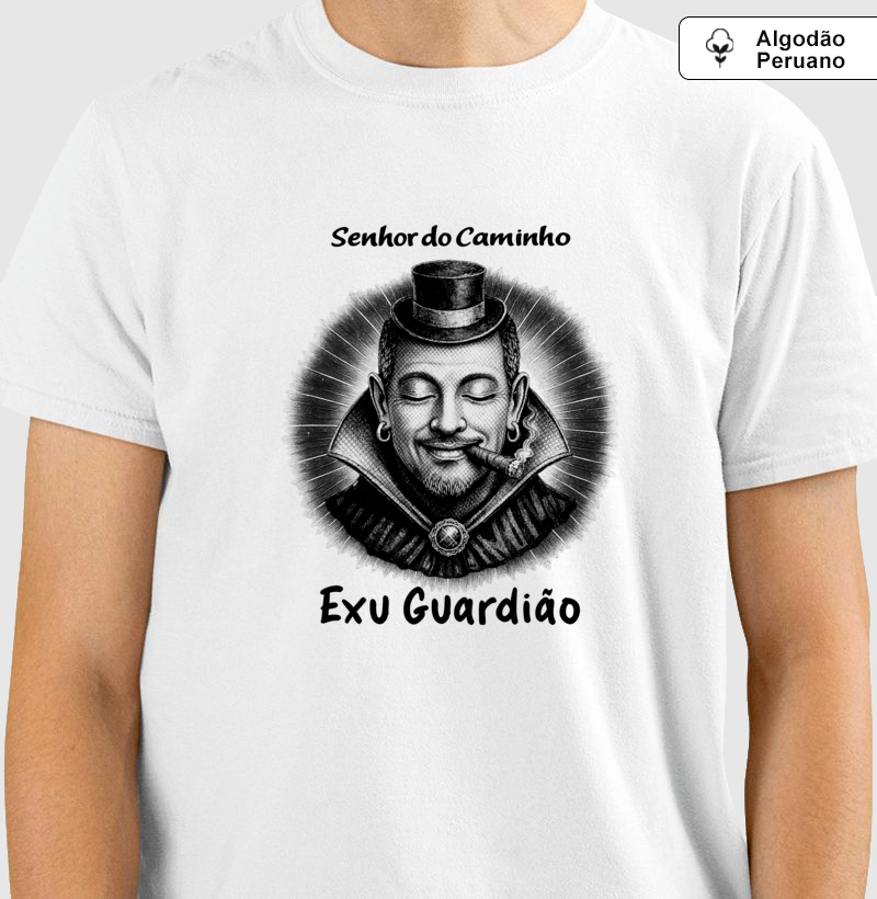 Exu Guardião • Senhor do Caminho (algodão peruano) - Imagem 3