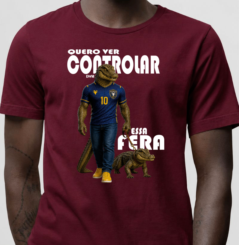Especial Dia dos Pais (pet) - Camiseta Quero Ver Controlar Essa Fera - Imagem 2