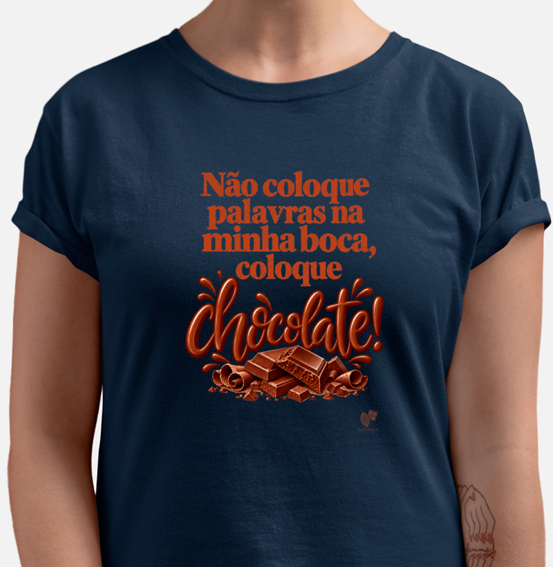 Não coloque palavras na minha boca, coloque chocolate - Imagem 2