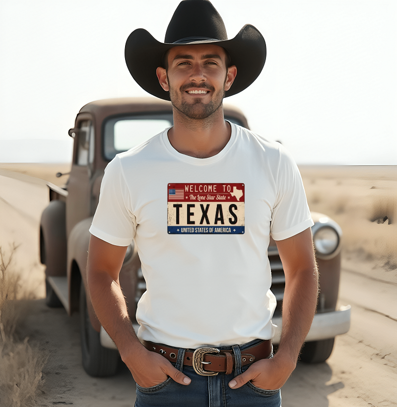 Texas (placa envelhecida) - Imagem 3