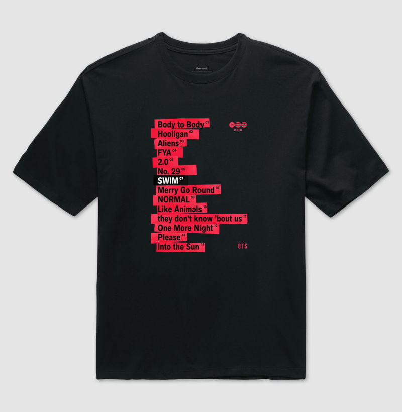 Camiseta BTS Songs - Imagem 2