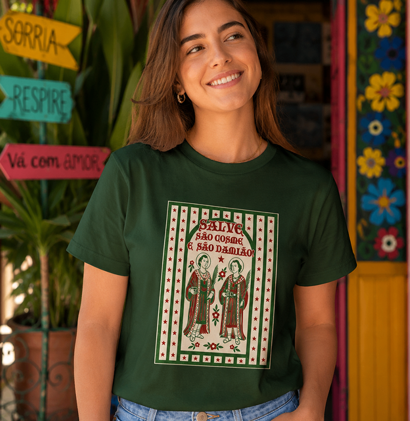 Camiseta - Saquinho de Cosme e Damião - Imagem 2