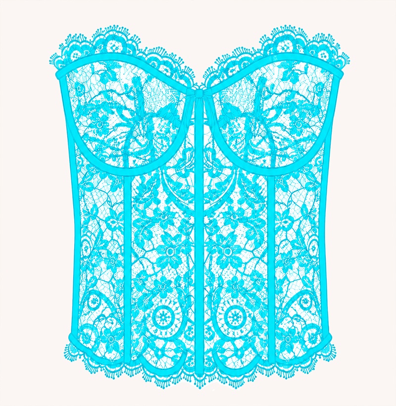 Corset Bound in Blue - Imagem 2