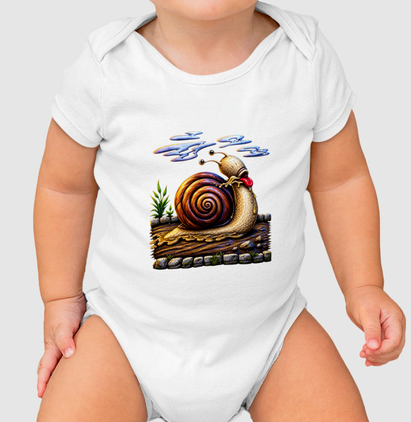 Body Infantil Caracol 3D - Imagem 2